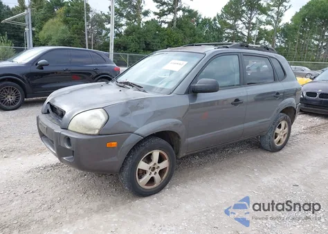 2007 Hyundai Tucson Gls из США, поврежденный, VIN KM8JM12B27U496706